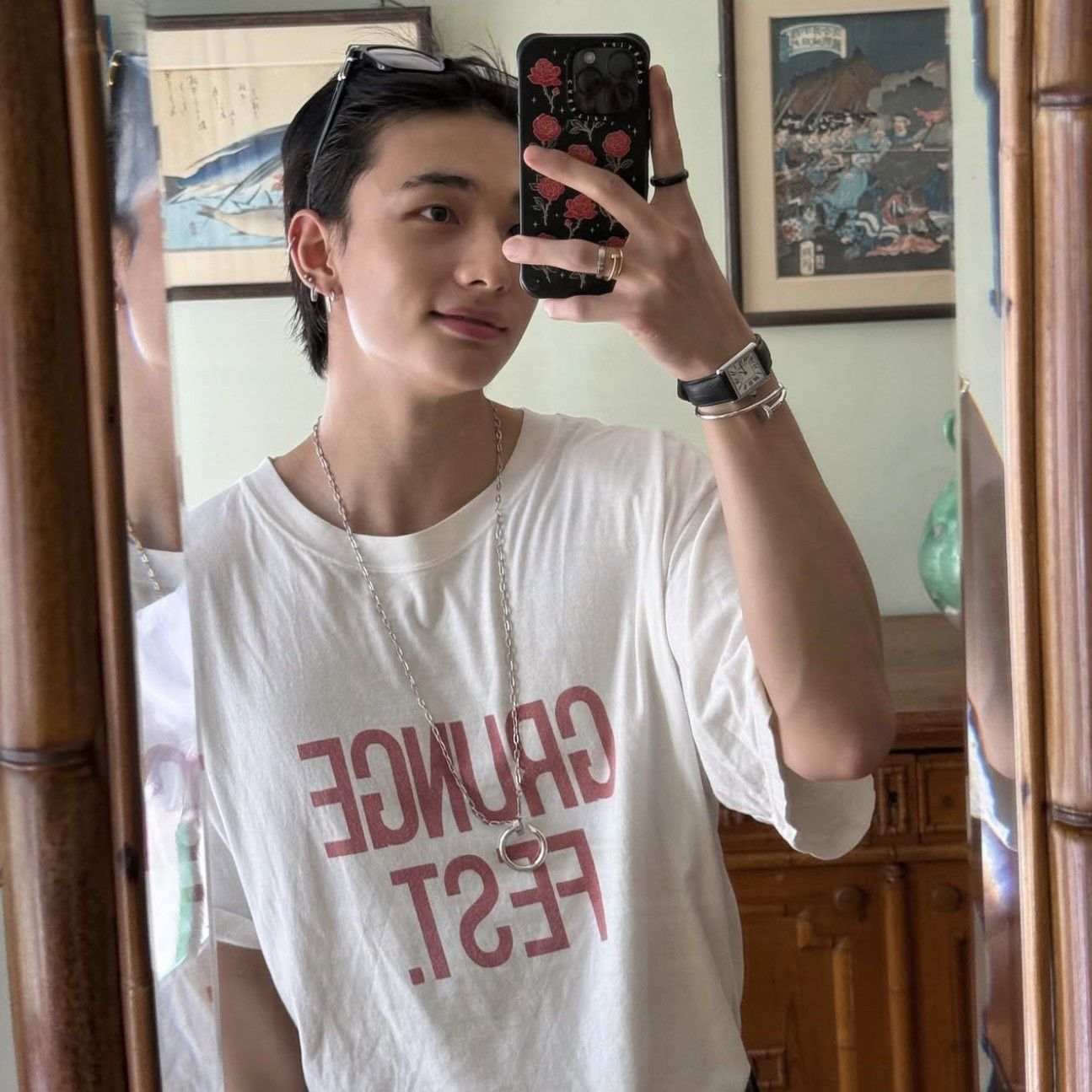 Latest photo of Hyunjin (Stray Kids)