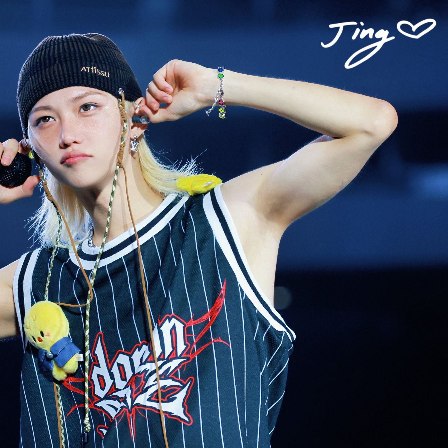 Recent activity shot of Felix (Stray Kids)