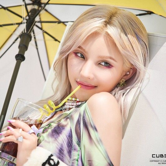 A moment captured by Soyeon (i-dle)'s fan