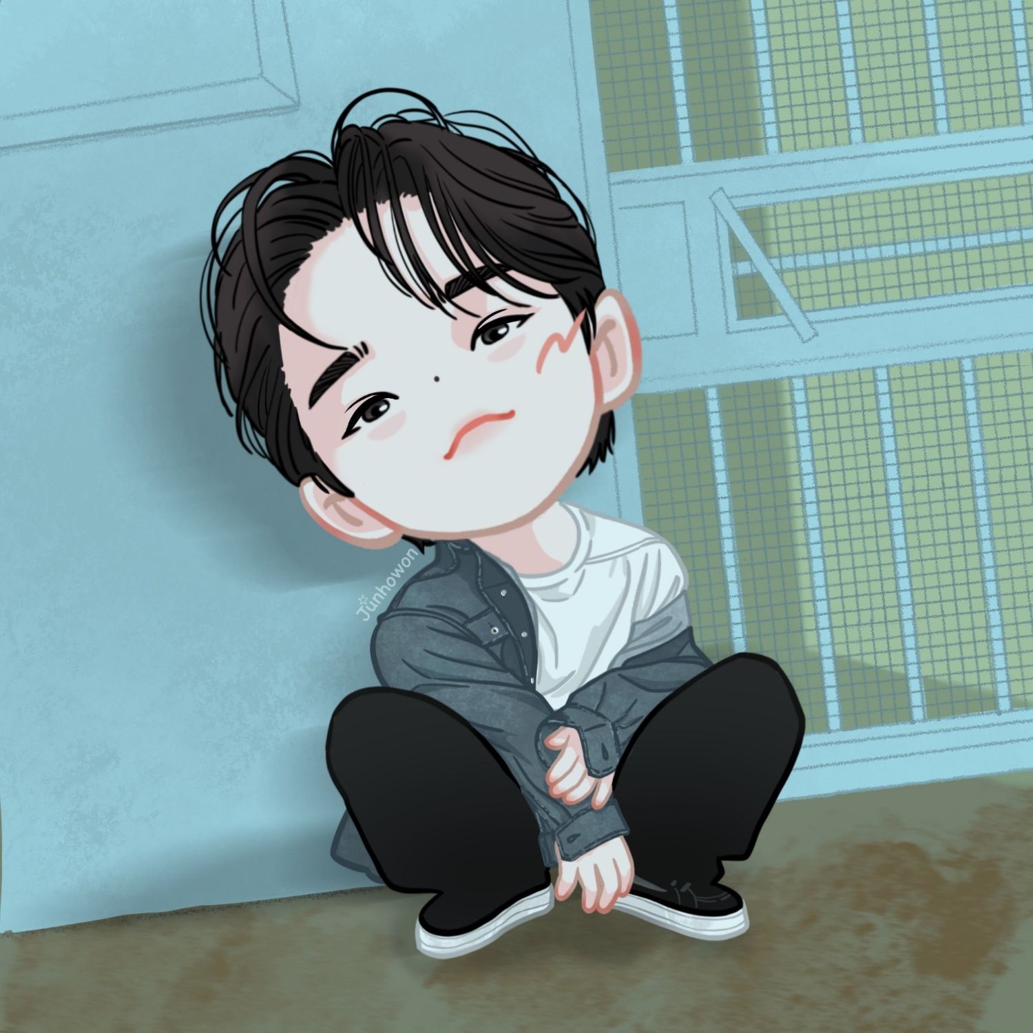 Behind-the-scenes cut of Junho (2PM)