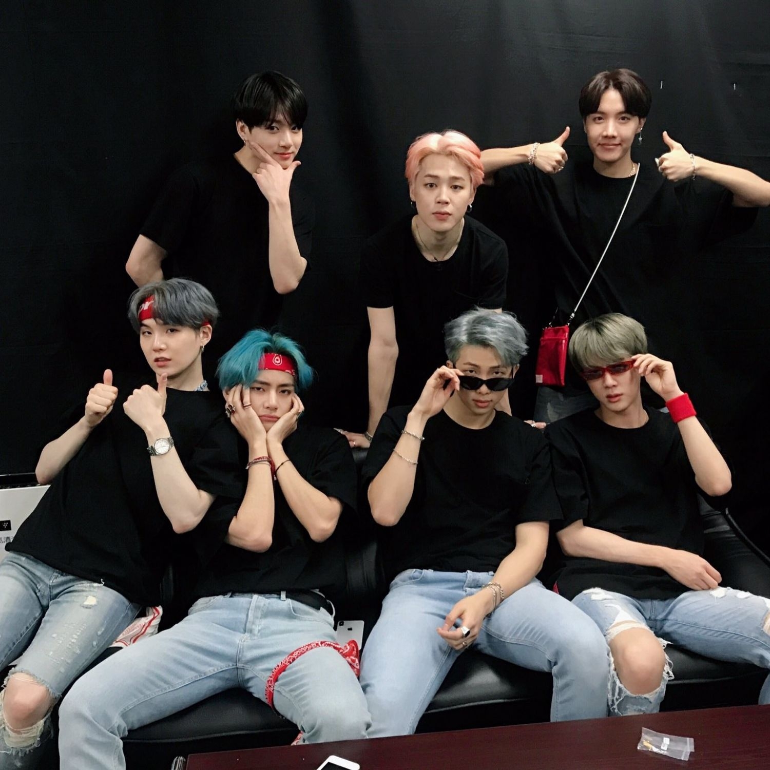 BTSの舞台裏ショット