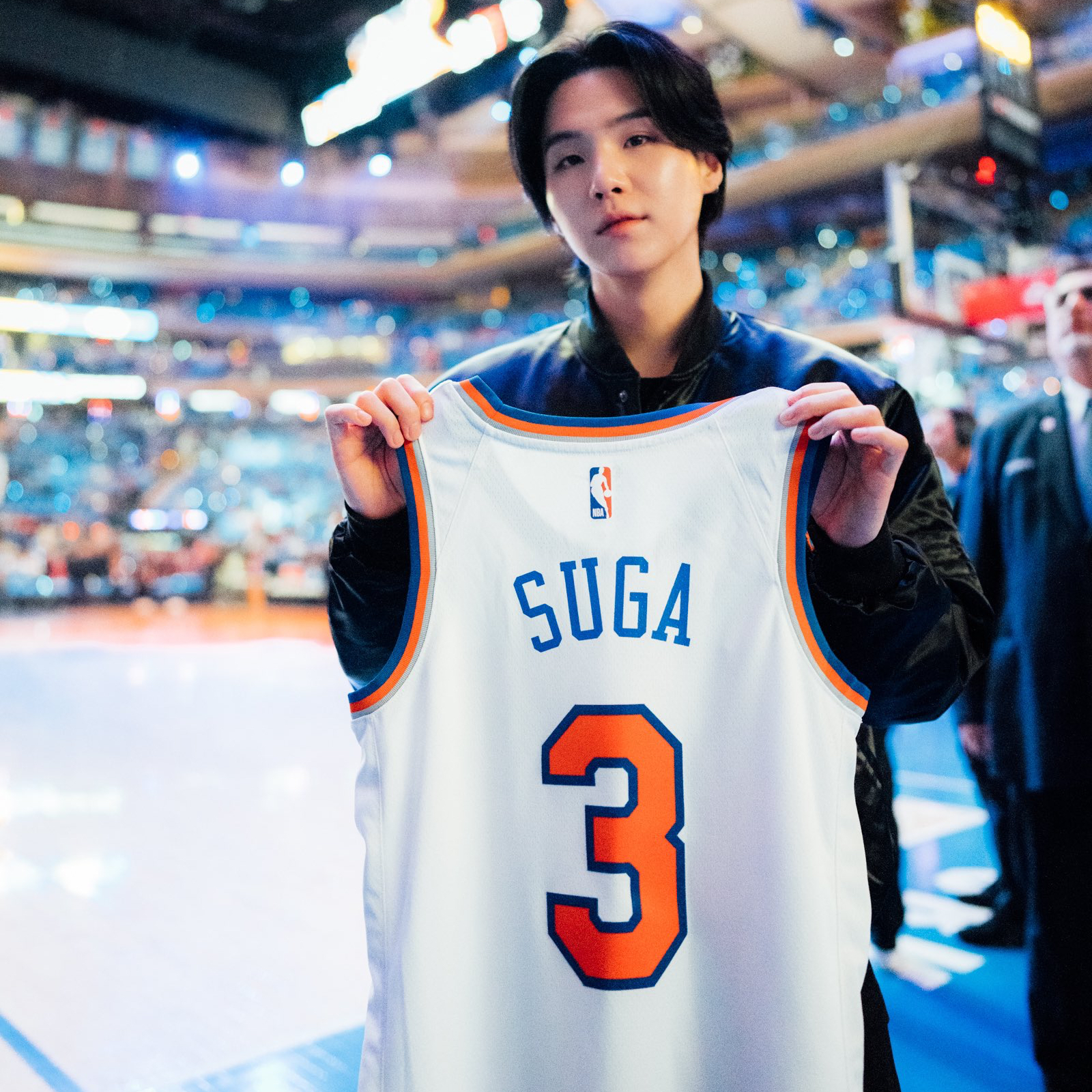 Recent activity shot of SUGA (BTS)