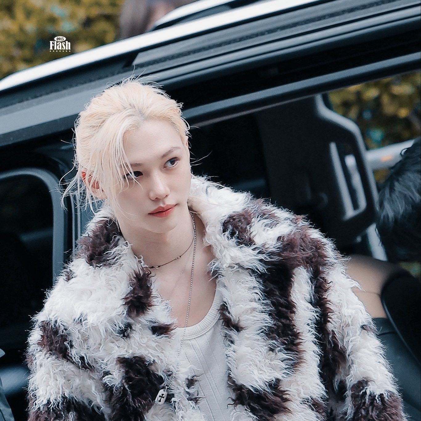 A moment captured by Felix (Stray Kids)'s fan