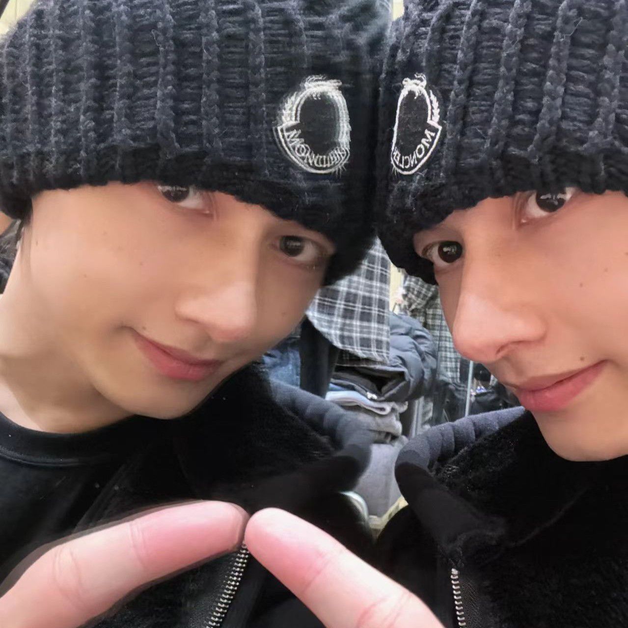 A moment captured by Jun (SEVENTEEN)'s fan