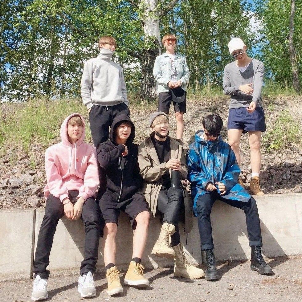 A moment captured by BTS's fan