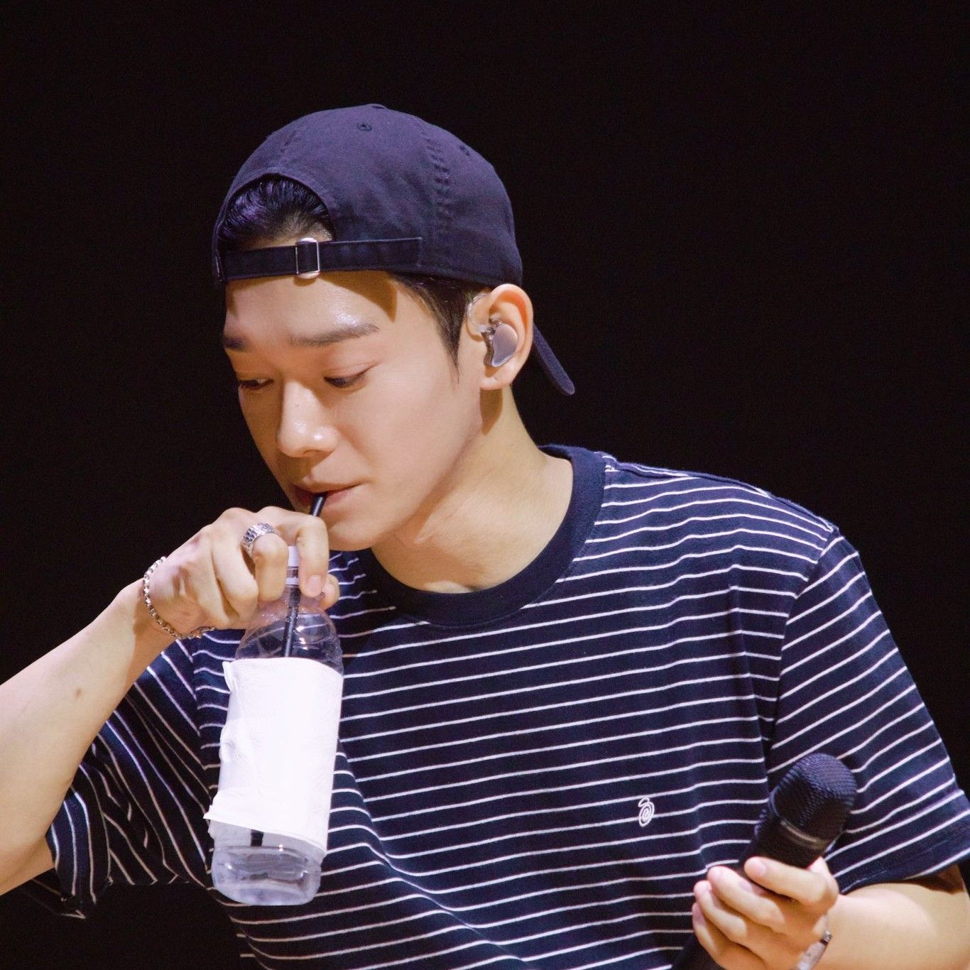 Recent activity shot of Chen (EXO)