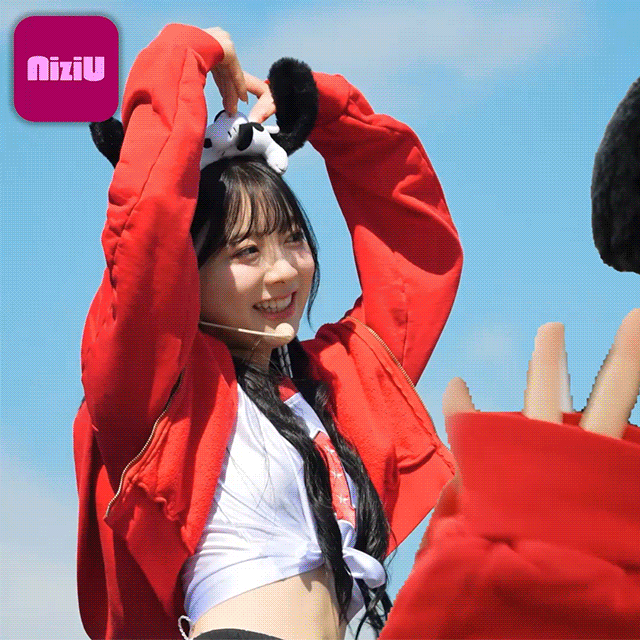 Behind-the-scenes cut of Miihi (NiziU)