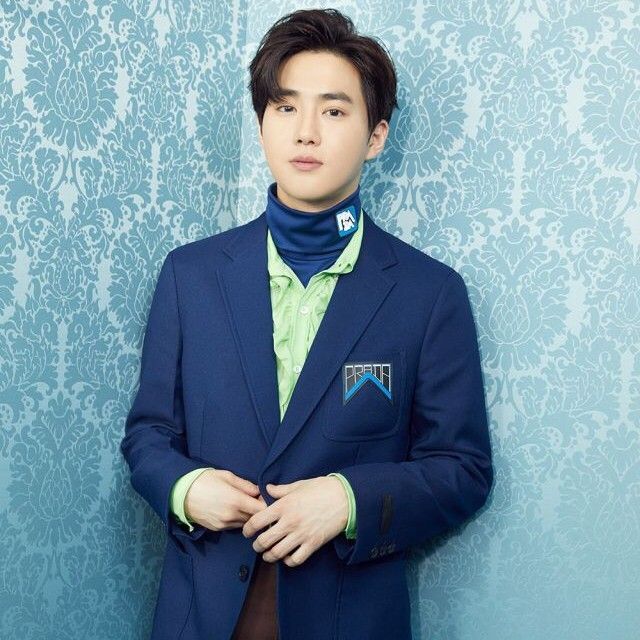Recent activity shot of Suho (EXO)
