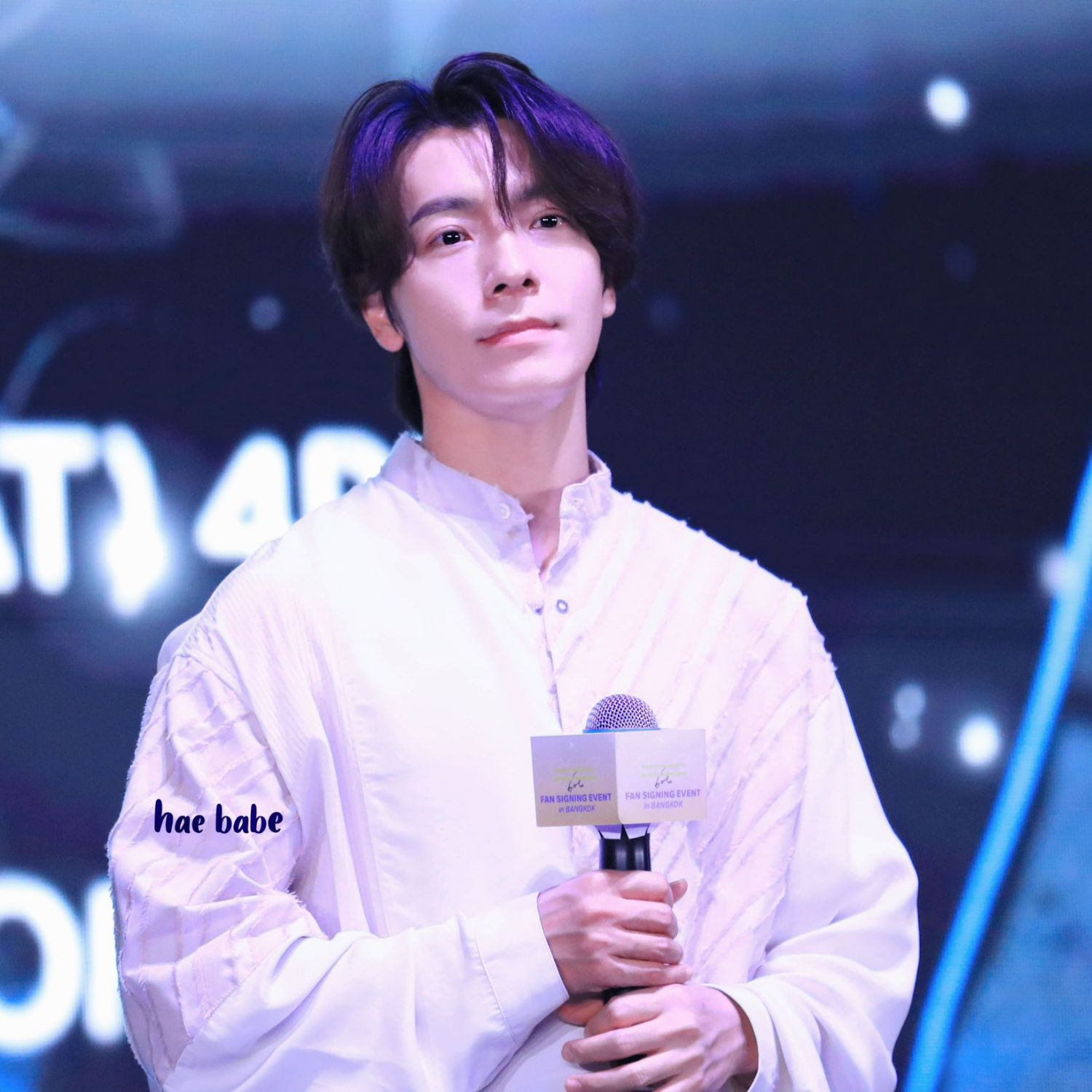 Behind-the-scenes cut of Donghae (Super Junior)