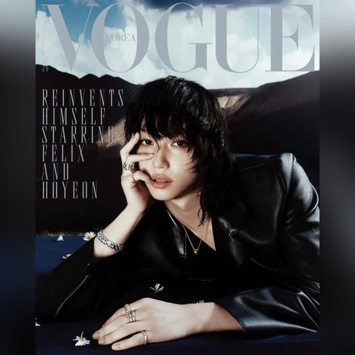 A moment captured by Stray Kids's fan