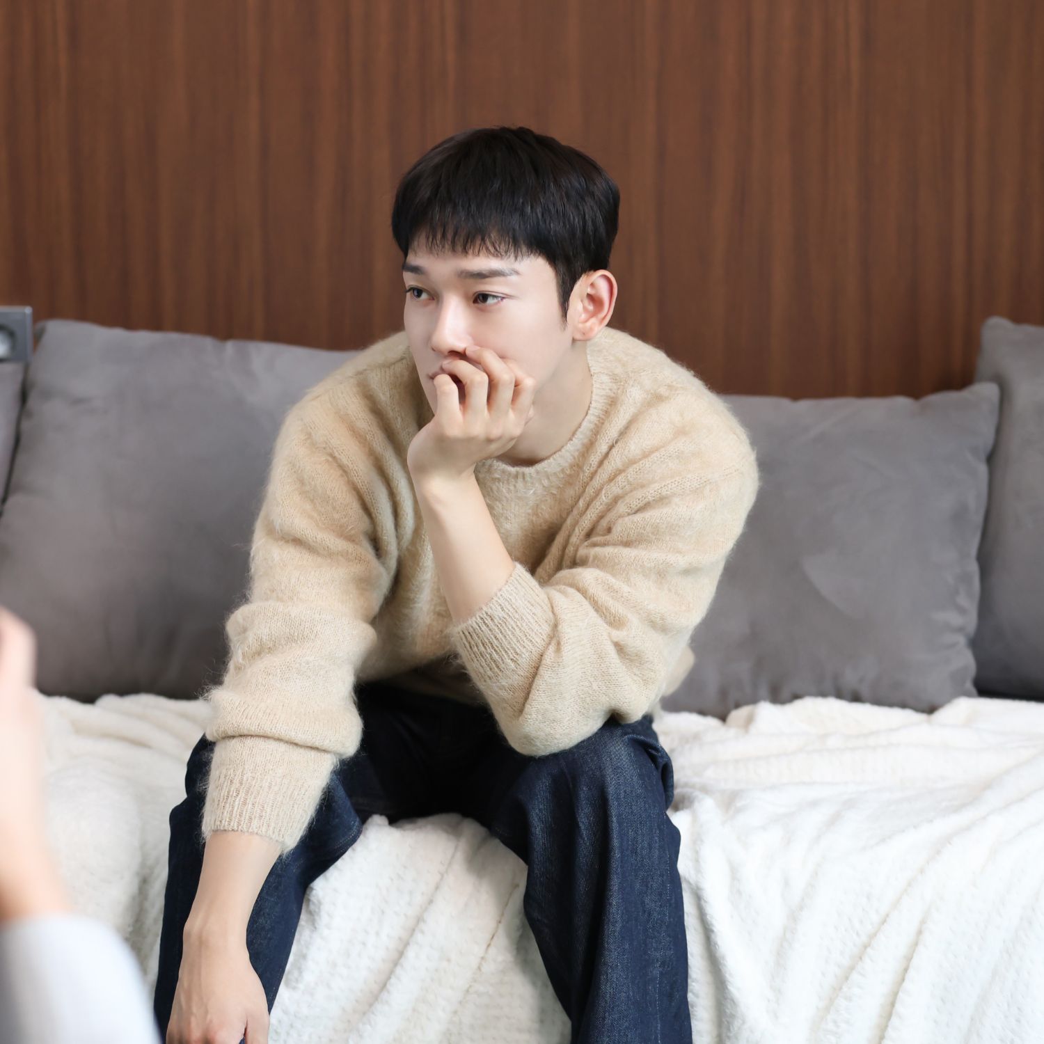 Recent activity shot of Chen (EXO)