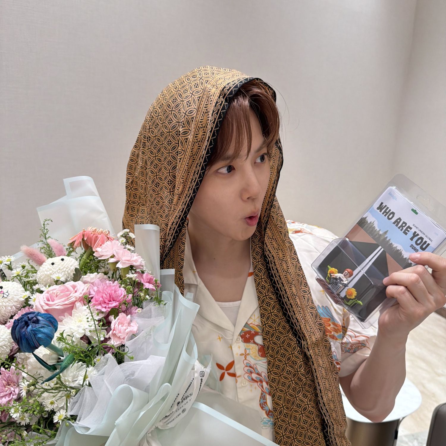 Recent activity shot of Suho (EXO)