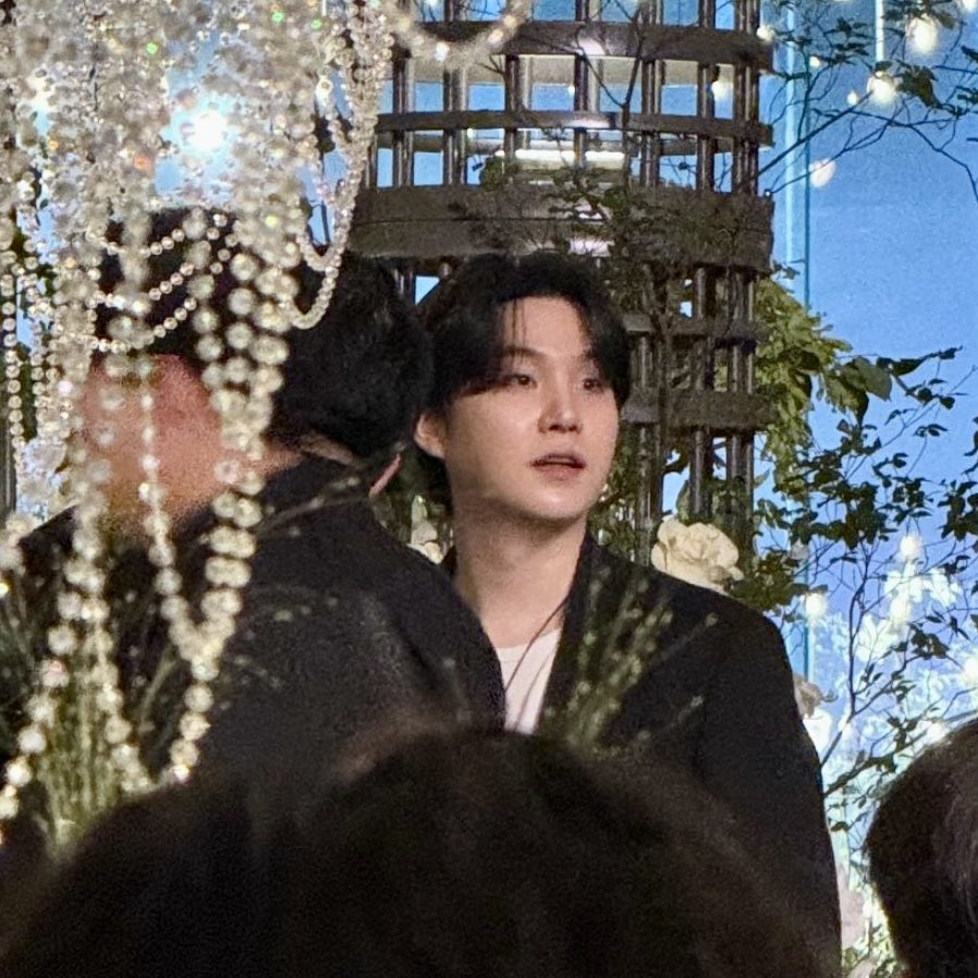 A moment captured by SUGA (BTS)'s fan