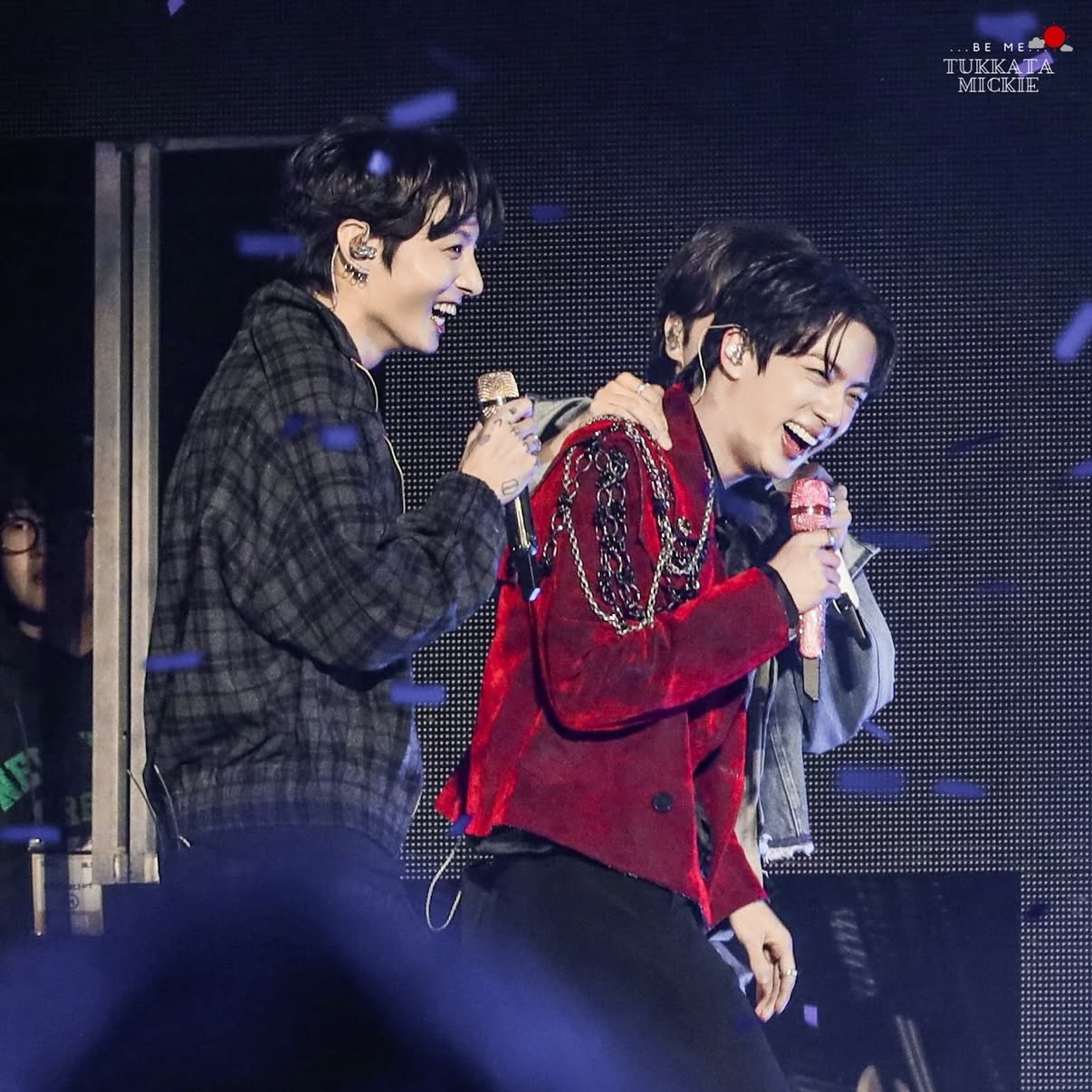 A moment captured by Jin (BTS)'s fan