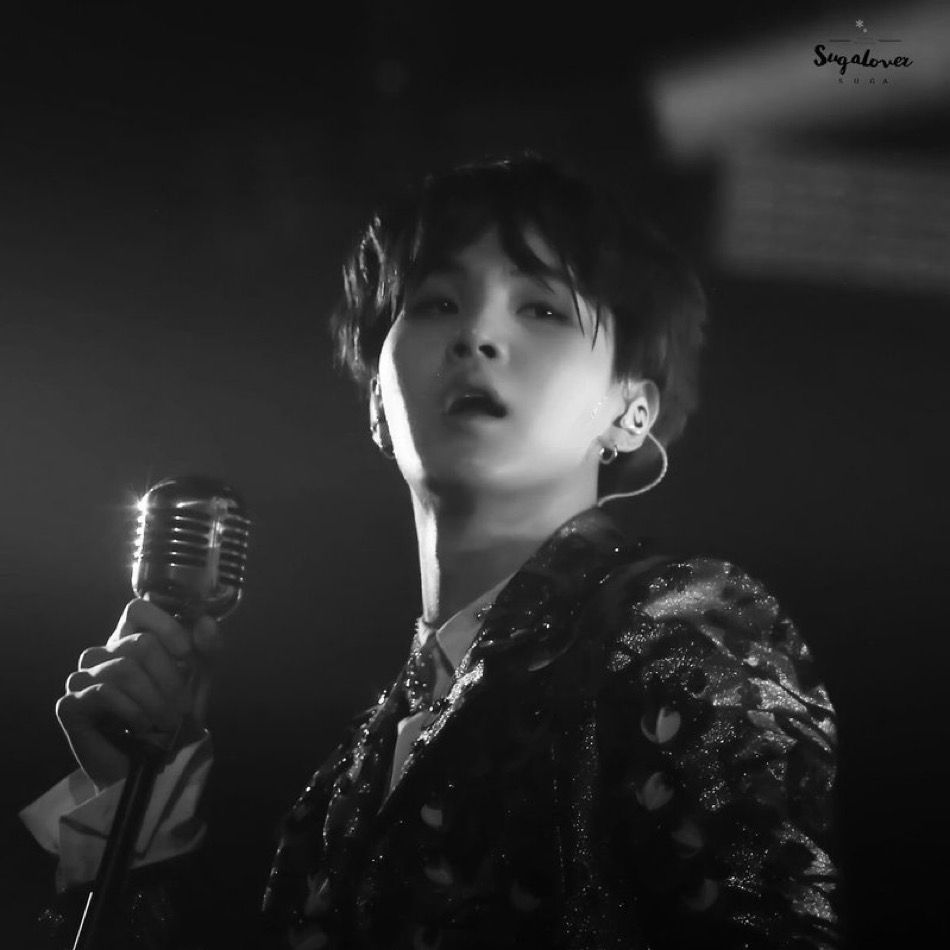 Recent activity shot of SUGA (BTS)