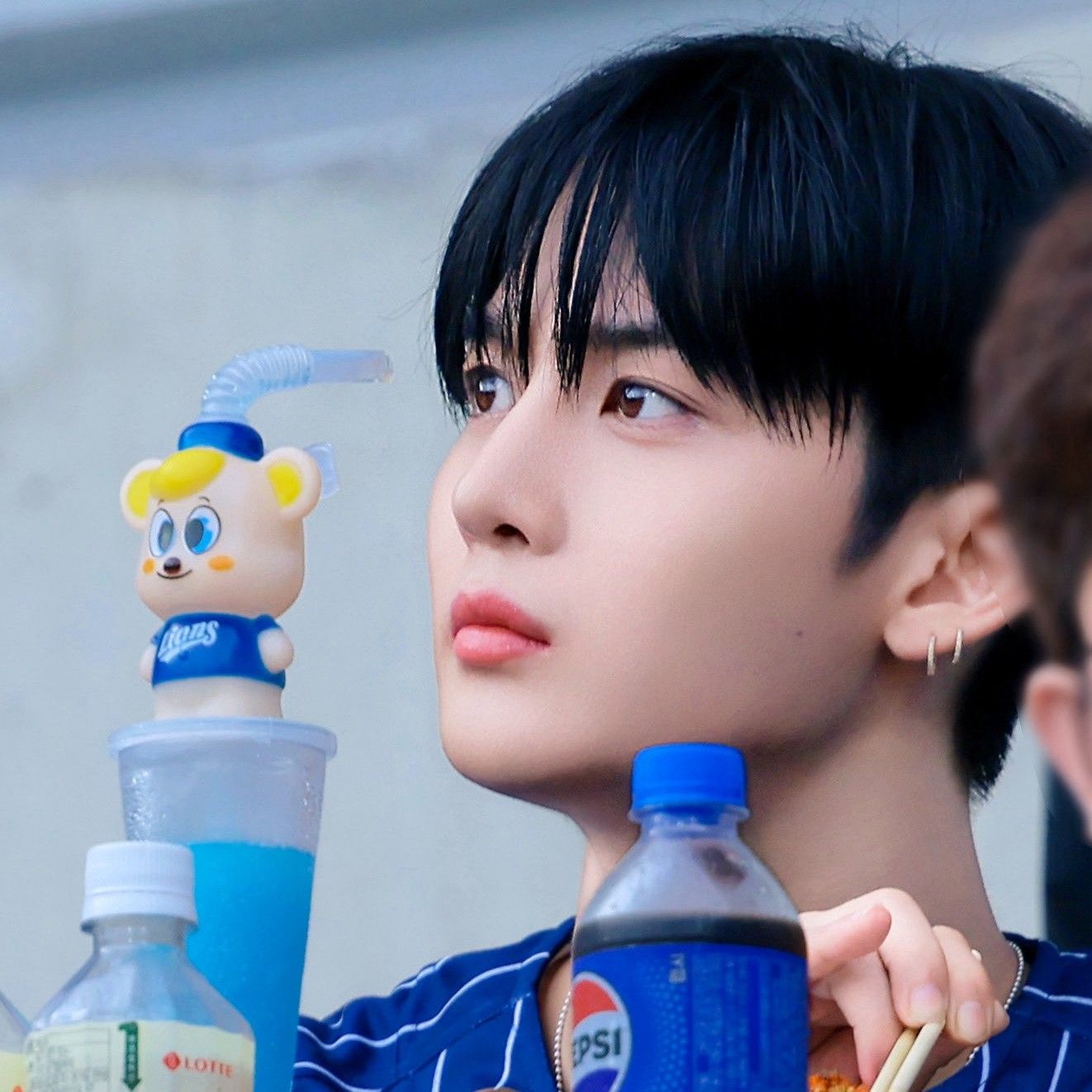 A moment captured by Bae Jinyoung's fan