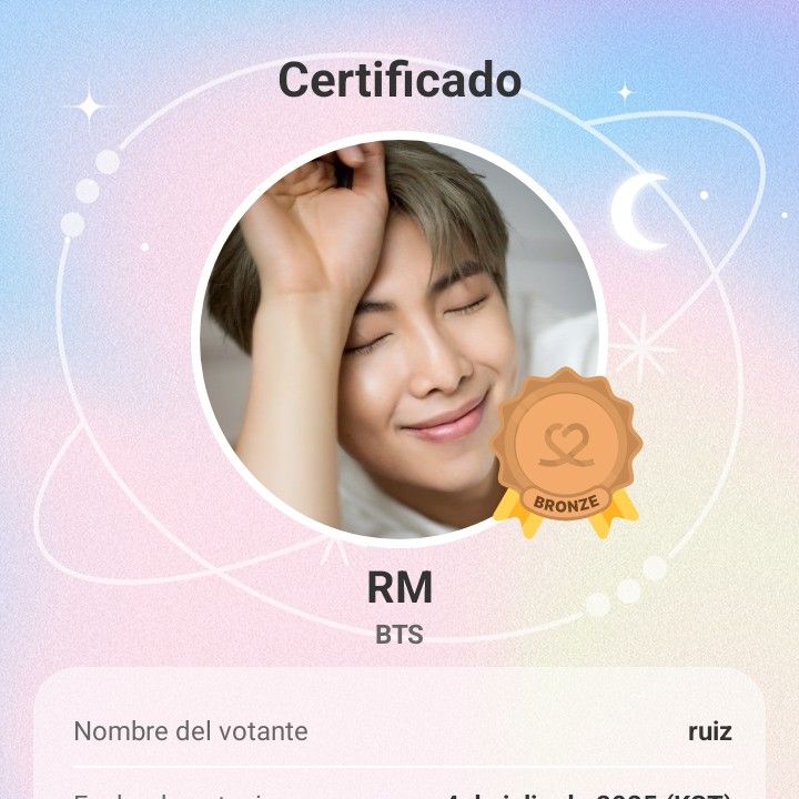 Recent activity shot of RM (BTS)