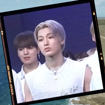 A moment captured by San (ATEEZ)'s fan
