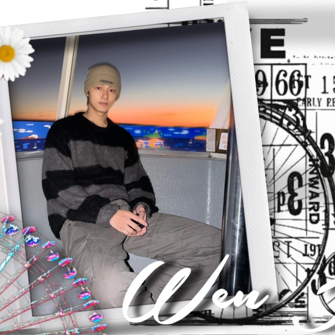 A moment captured by Jun (SEVENTEEN)'s fan