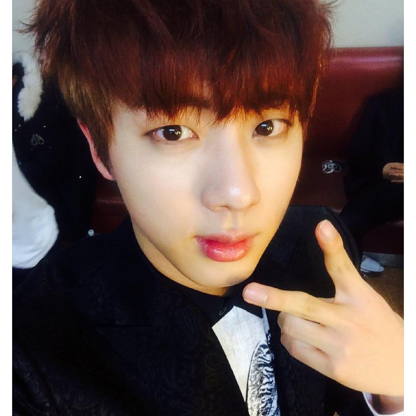 A moment captured by Jin (BTS)'s fan