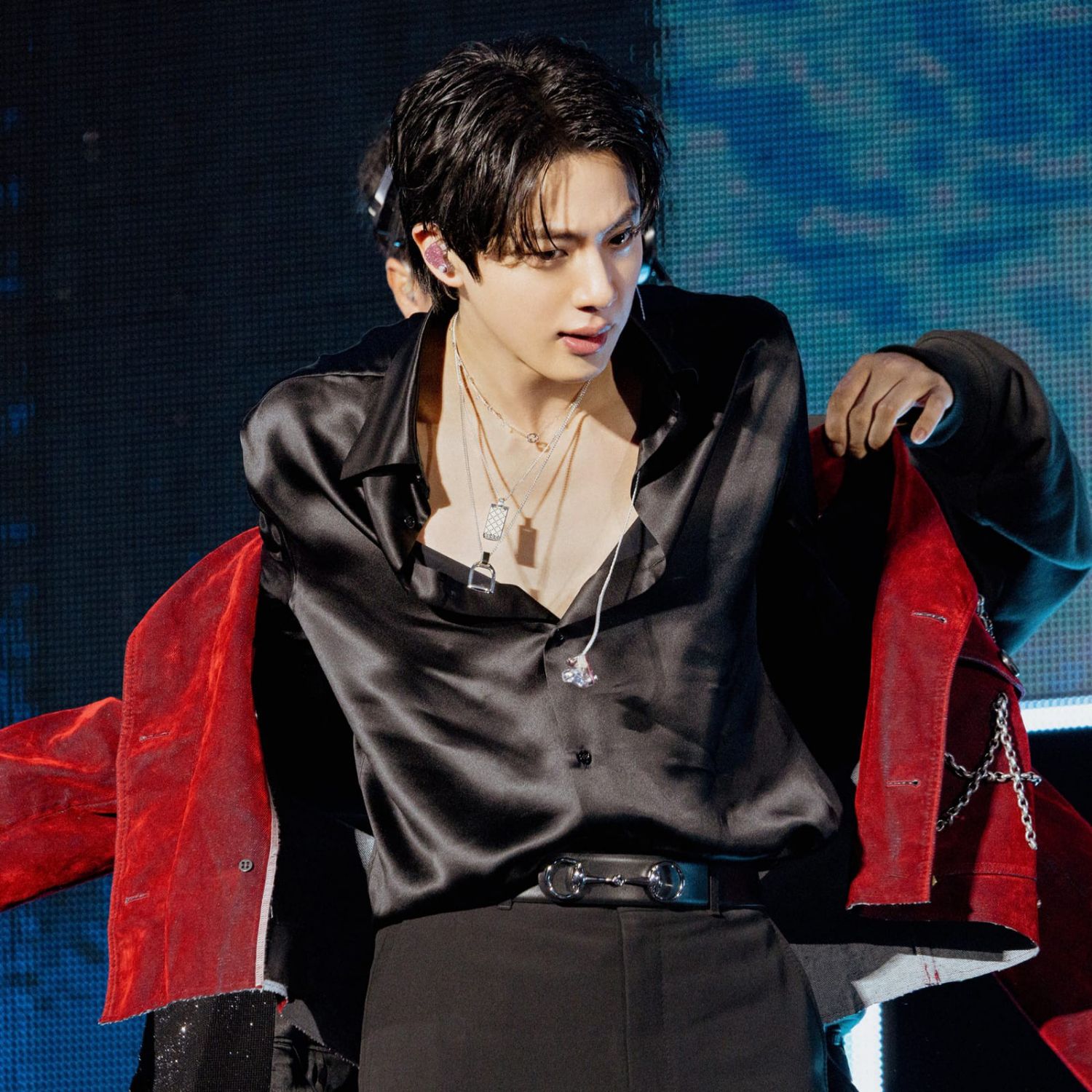 Momen yang diabadikan oleh penggemar Jin (BTS)