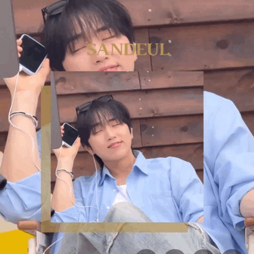A moment captured by Sandeul (B1A4)'s fan