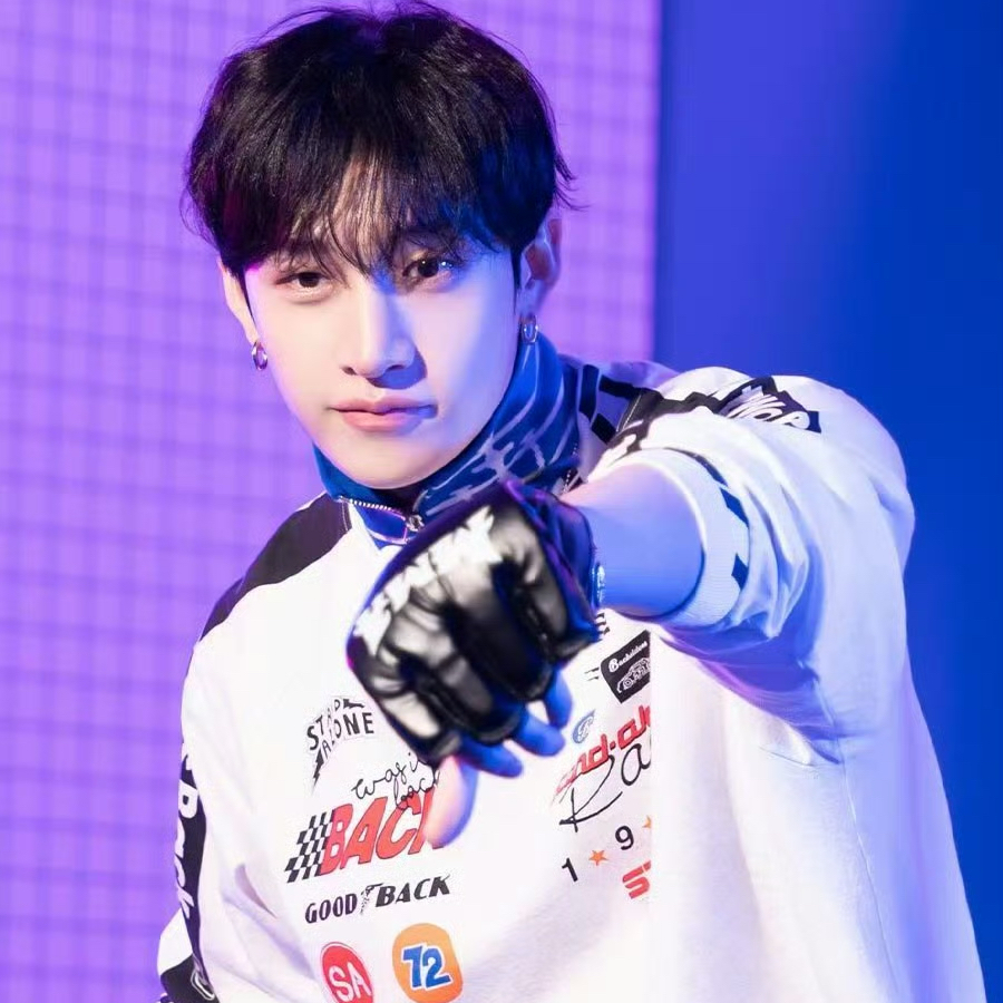 A moment captured by Bang Chan (Stray Kids)'s fan