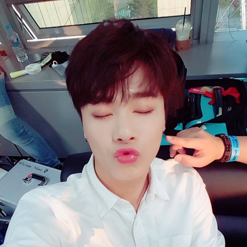 Recent activity shot of Moonbin (ASTRO)