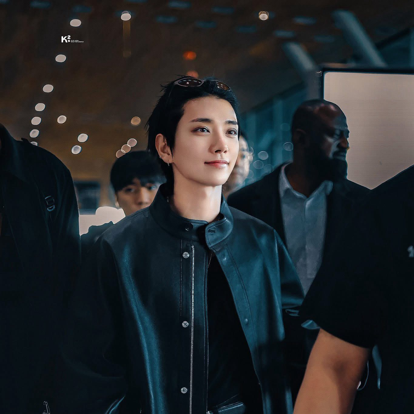 A moment captured by Joshua (SEVENTEEN)'s fan