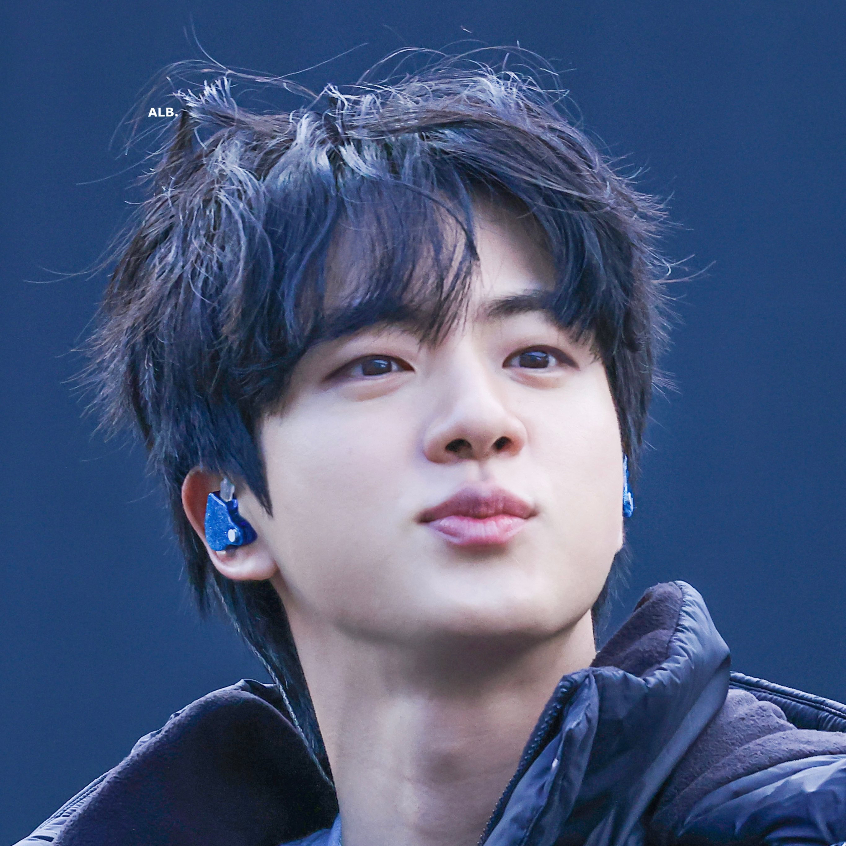 Recent activity shot of Jin (BTS)