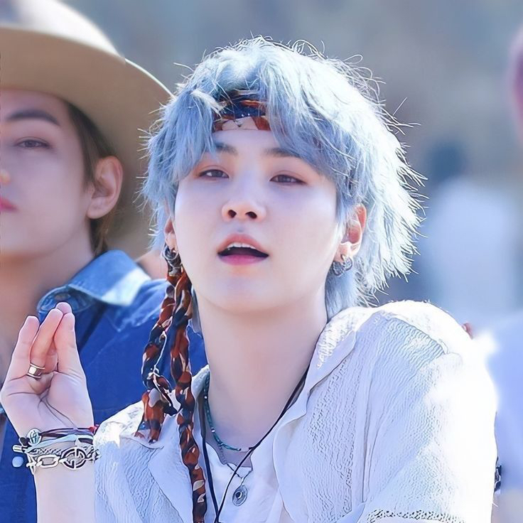 Recent activity shot of SUGA (BTS)