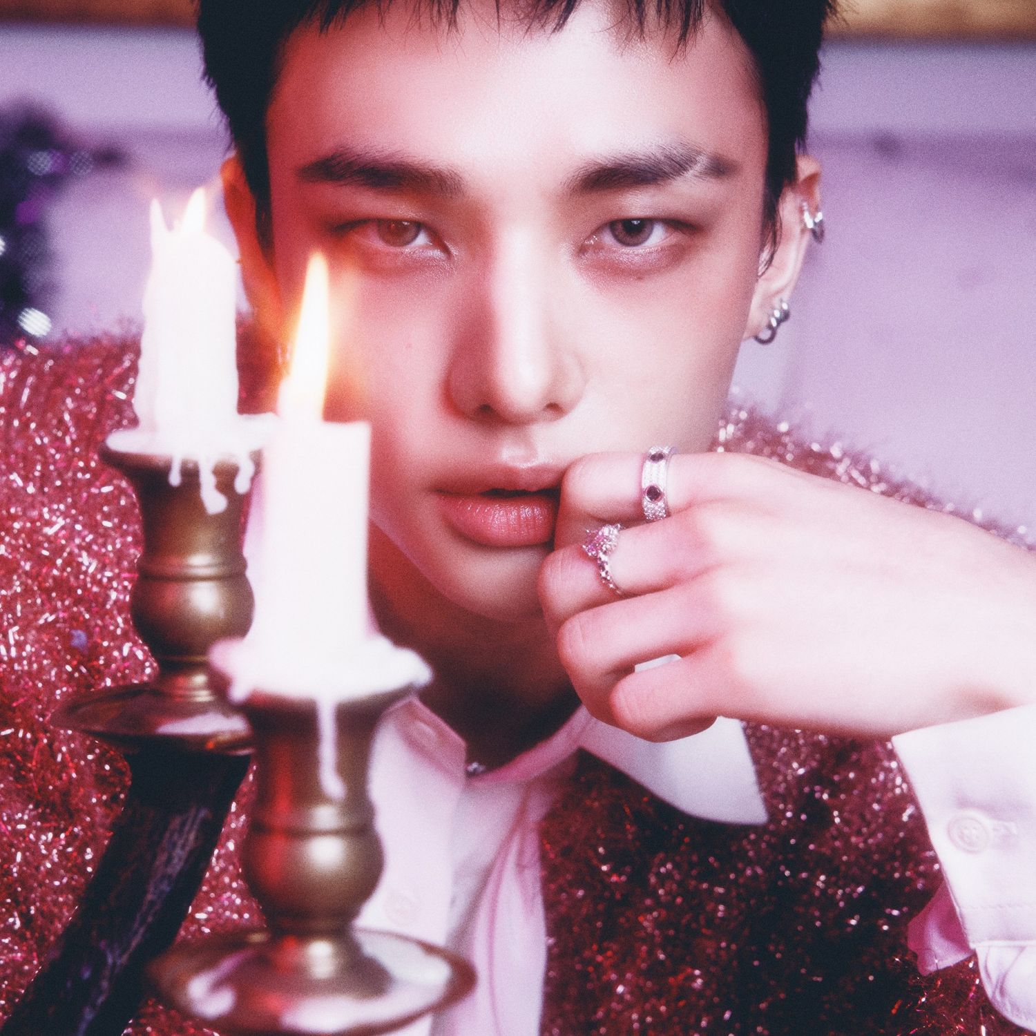 Recent activity shot of Hyunjin (Stray Kids)