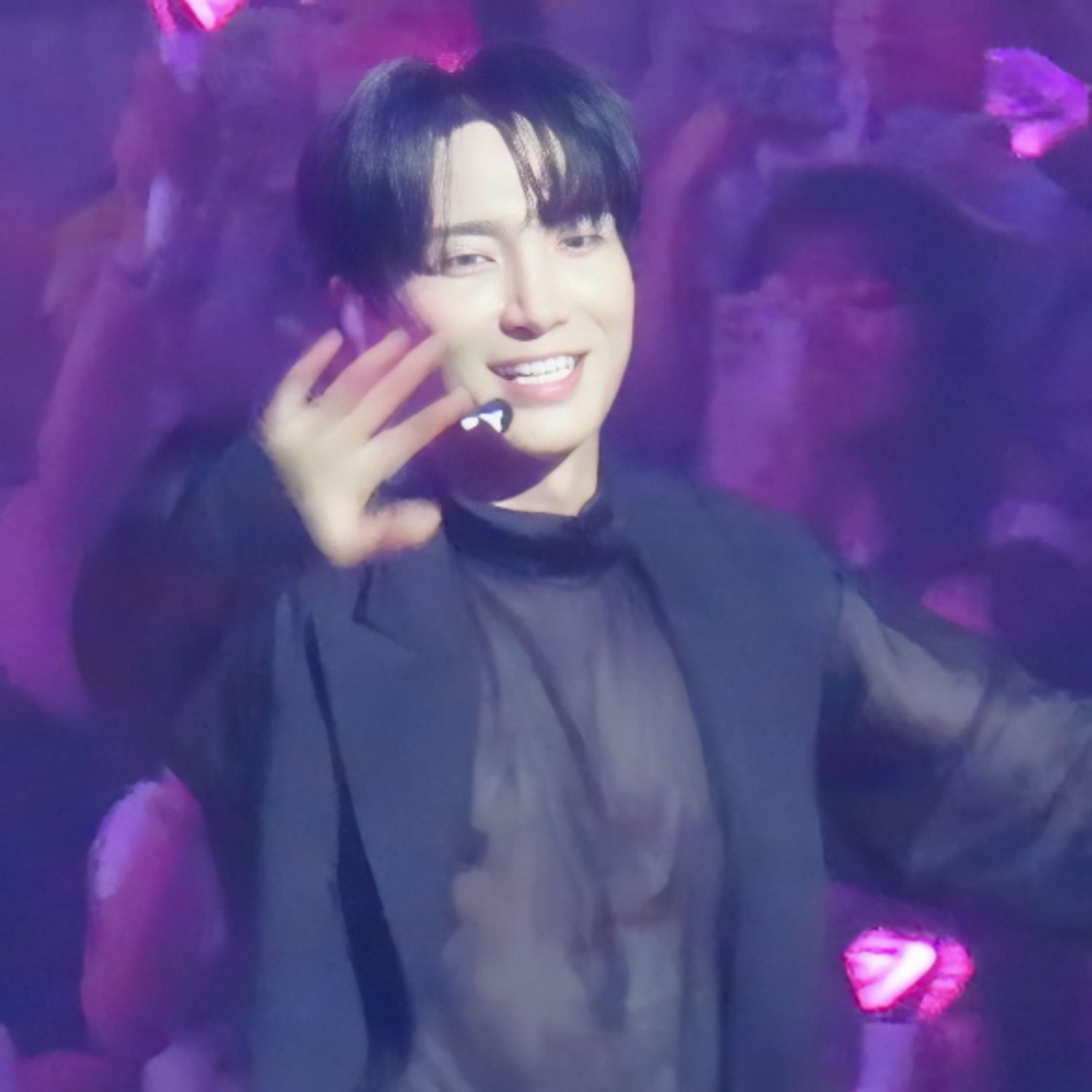 A moment captured by Leeteuk (Super Junior)'s fan