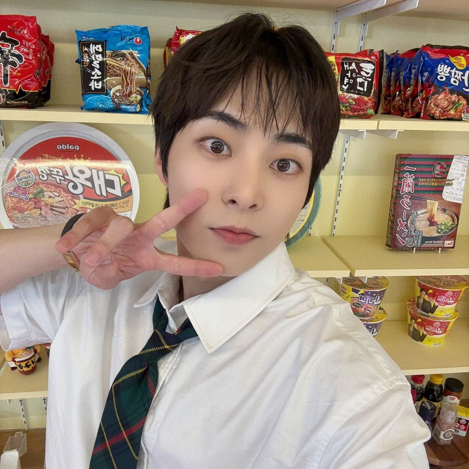 Recent activity shot of Xiumin (EXO)