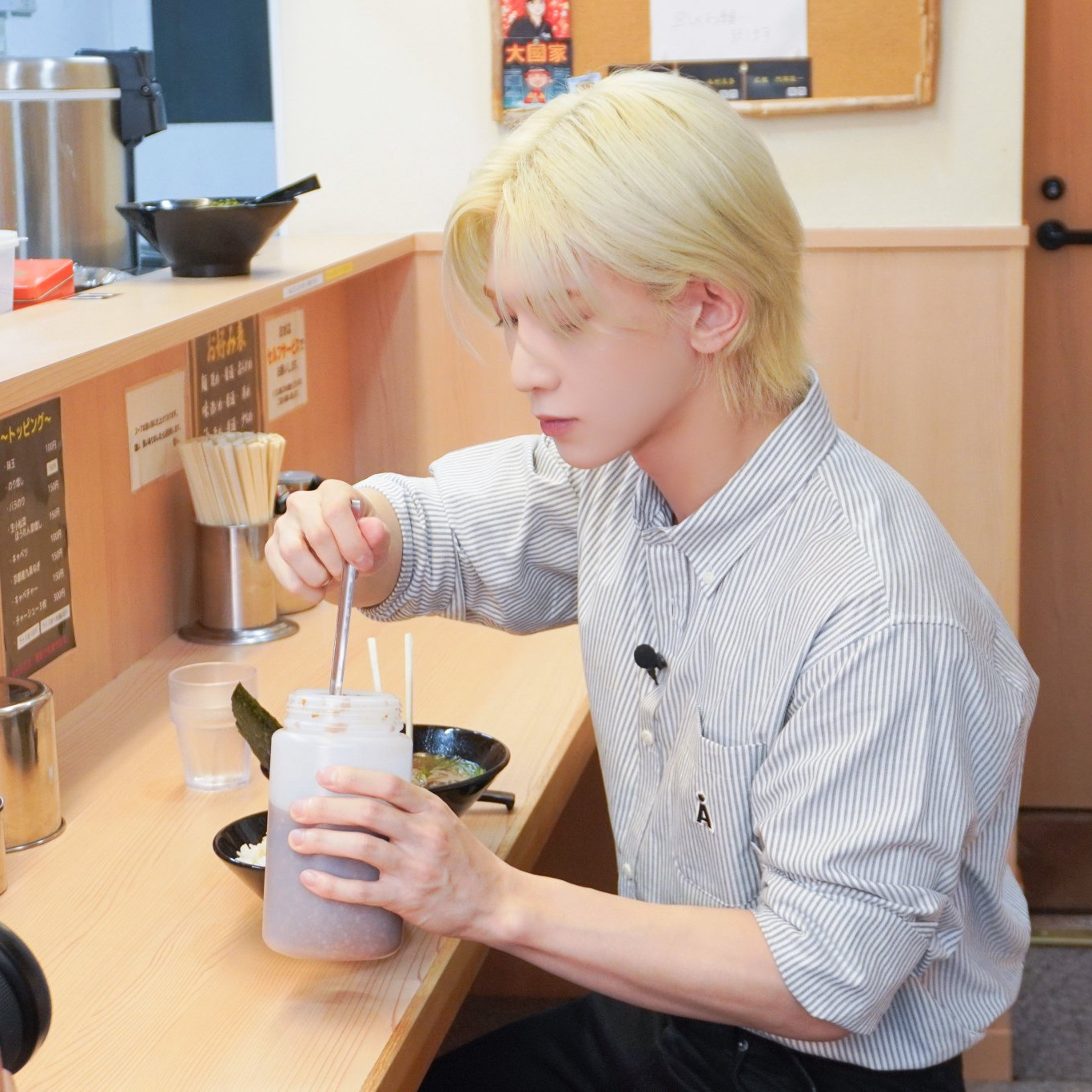 Behind-the-scenes cut of Yeosang (ATEEZ)