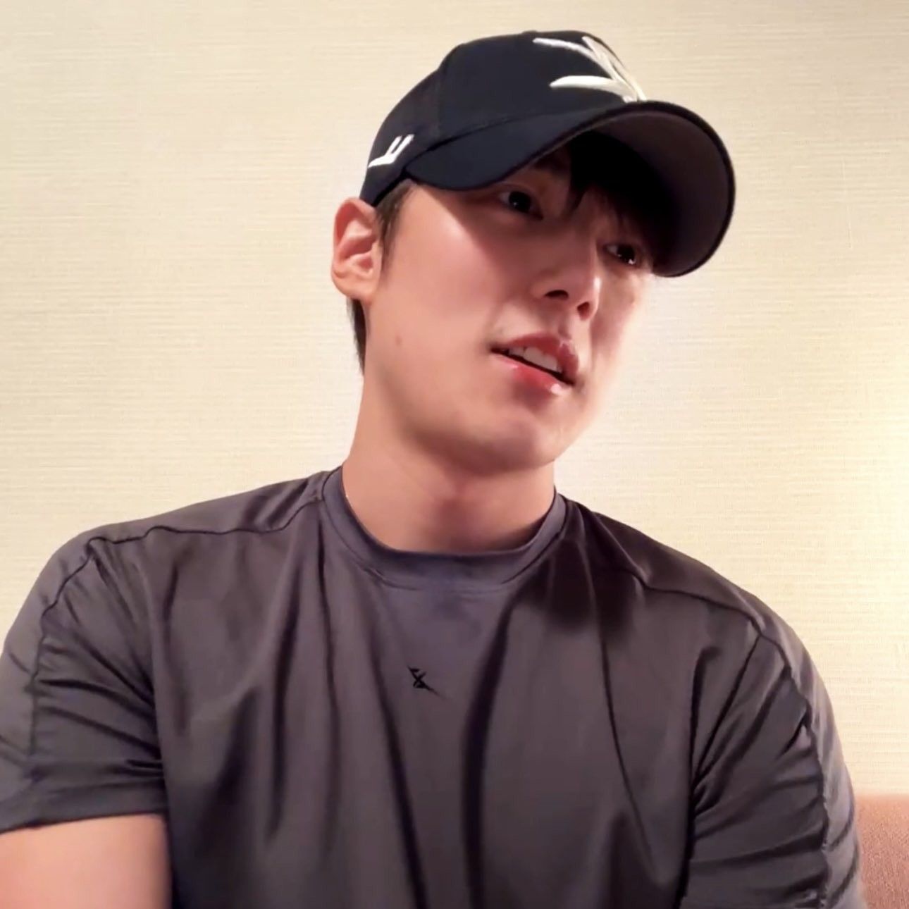 Recent activity shot of Minhyuk (MONSTA X)