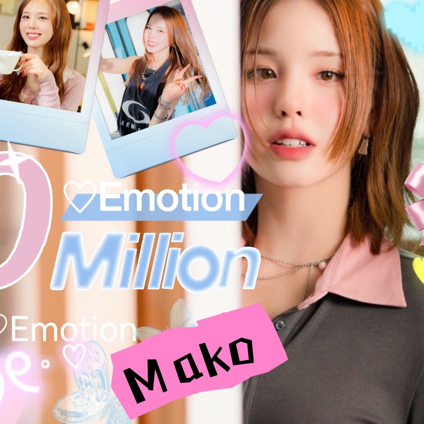 A moment captured by Mako (NiziU)'s fan