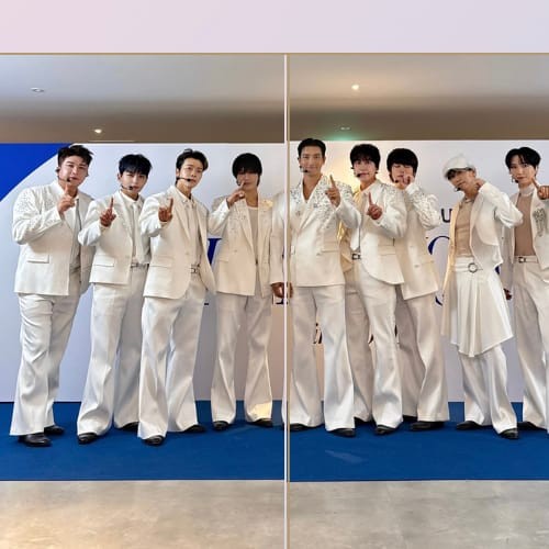 Signature photo of Super Junior capturing their charm