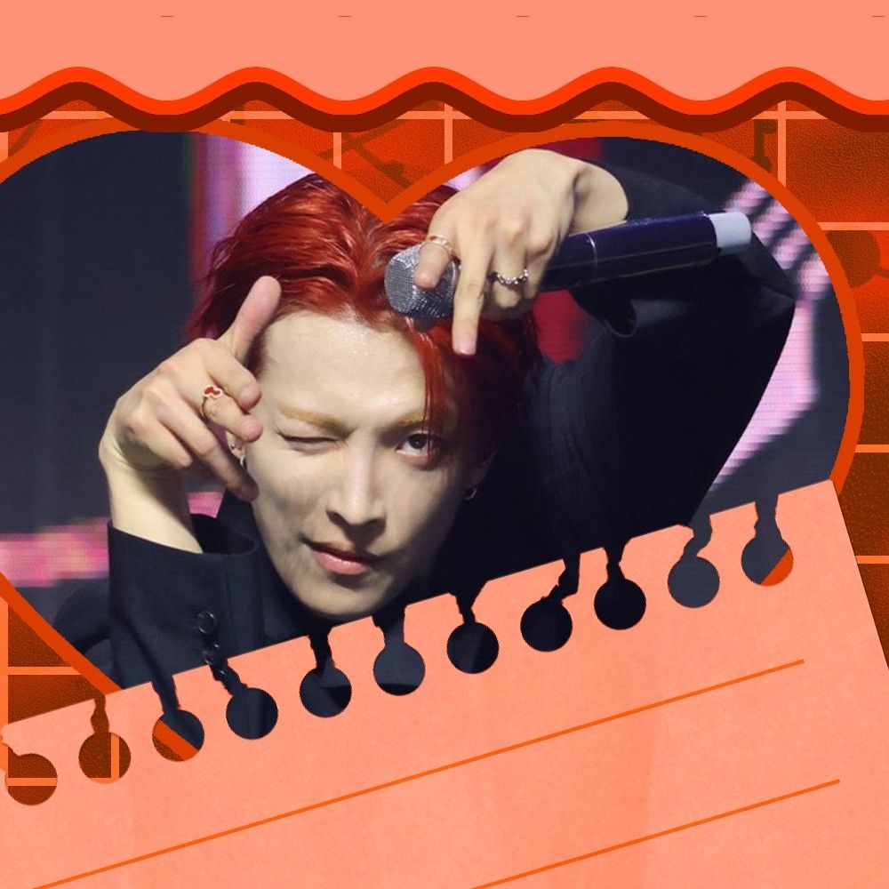 Behind-the-scenes cut of Hongjoong (ATEEZ)
