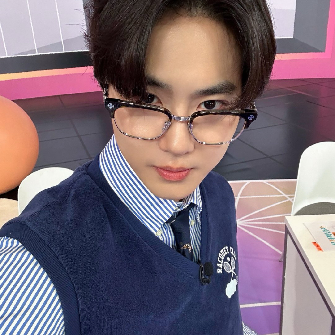 Recent activity shot of Suho (EXO)