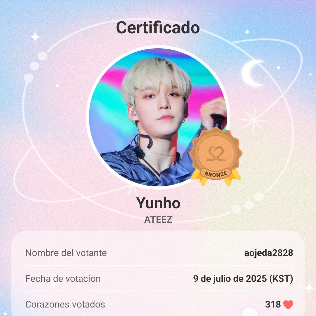 Recent activity shot of Yunho (ATEEZ)