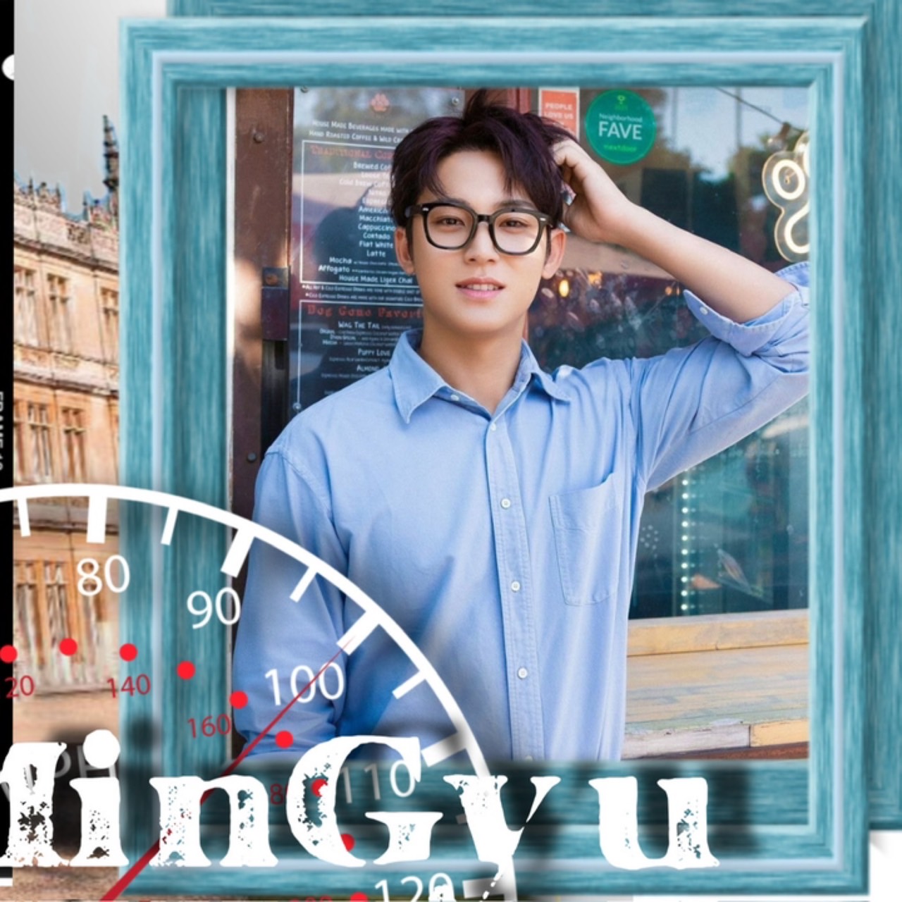A moment captured by Mingyu (SEVENTEEN)'s fan