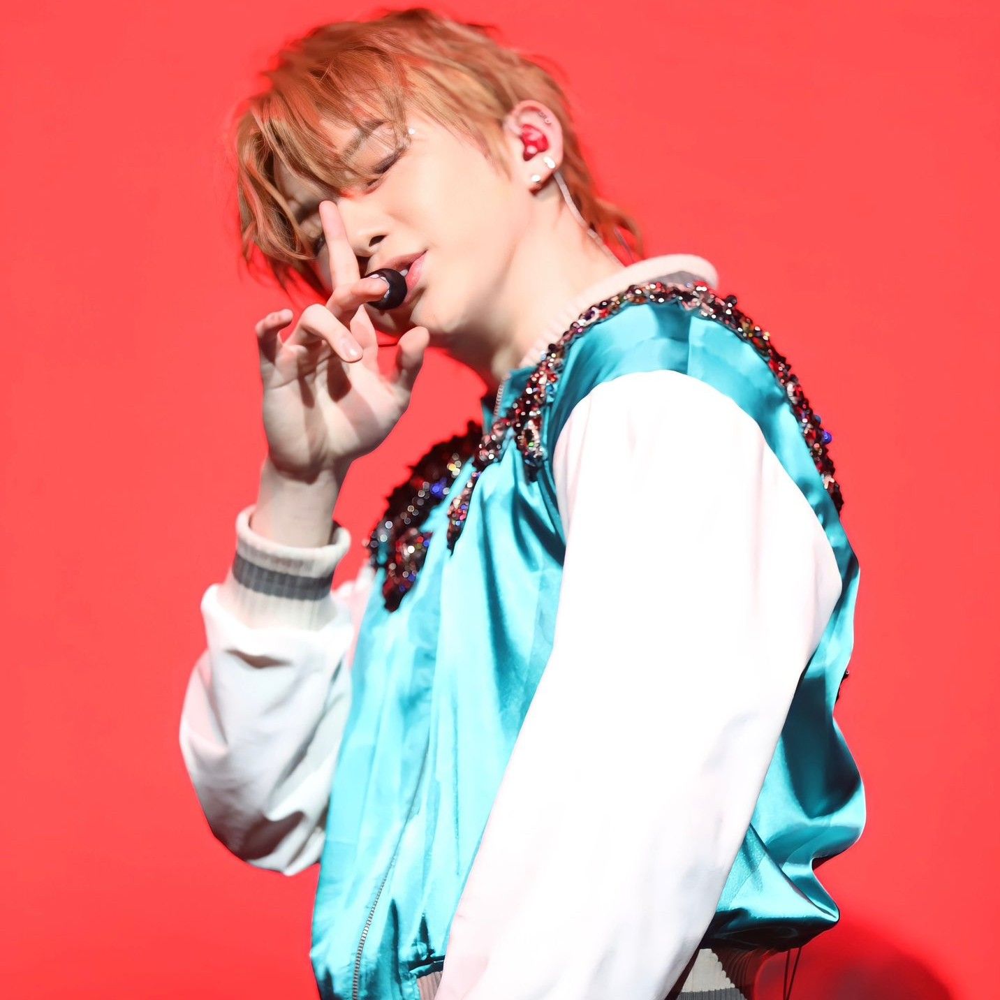 A moment captured by Kang Daniel's fan