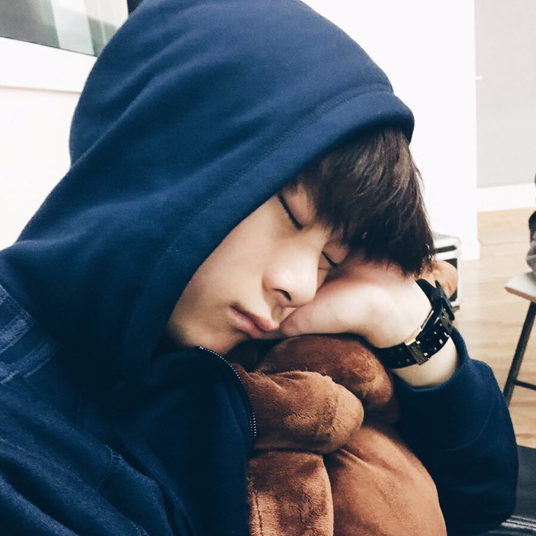 Recent activity shot of Moonbin (ASTRO)