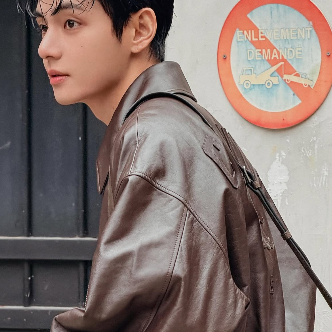 A moment captured by V (BTS)'s fan