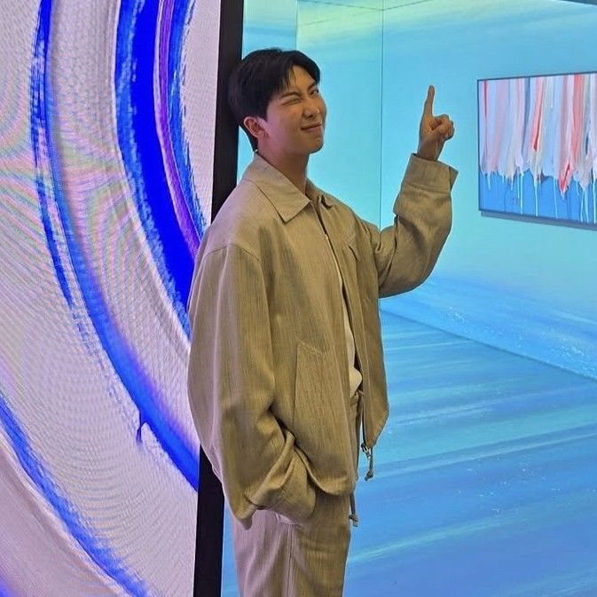 A moment captured by RM (BTS)'s fan