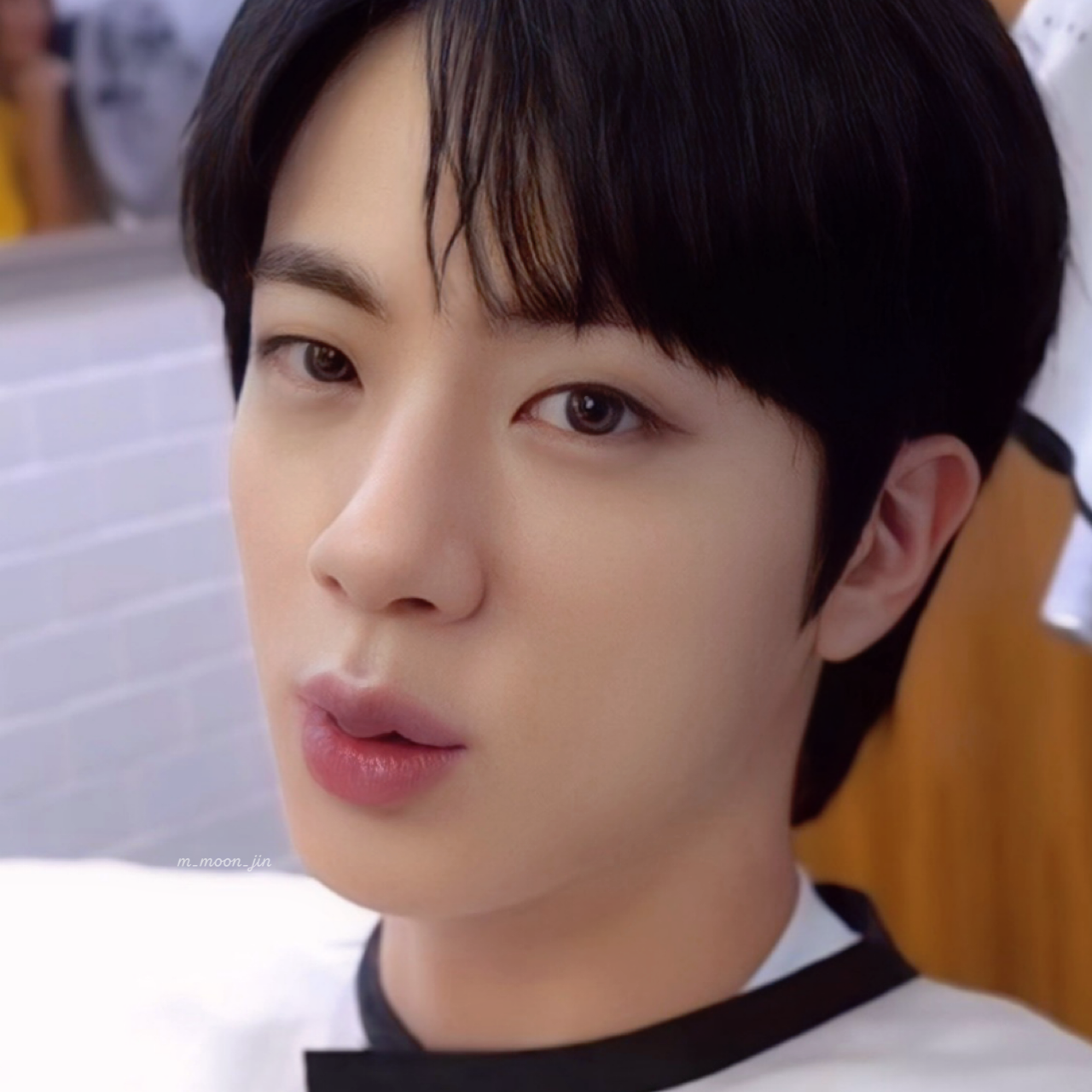 A moment captured by Jin (BTS)'s fan