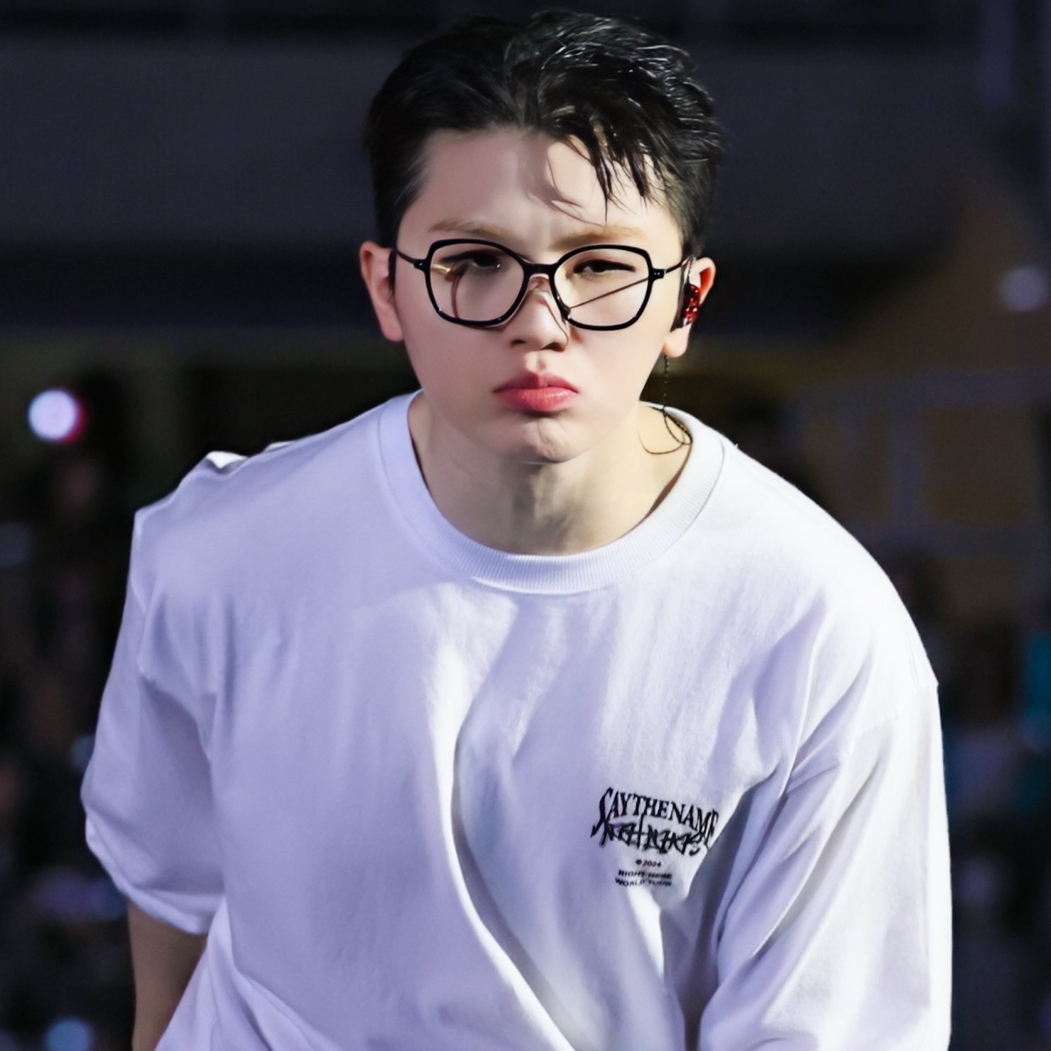 Recent activity shot of Woozi (SEVENTEEN)