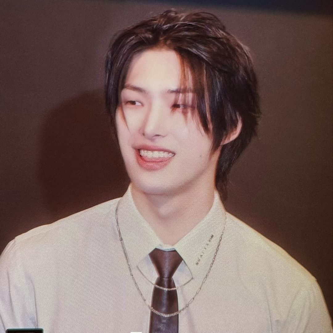 Recent activity shot of Mingi (ATEEZ)