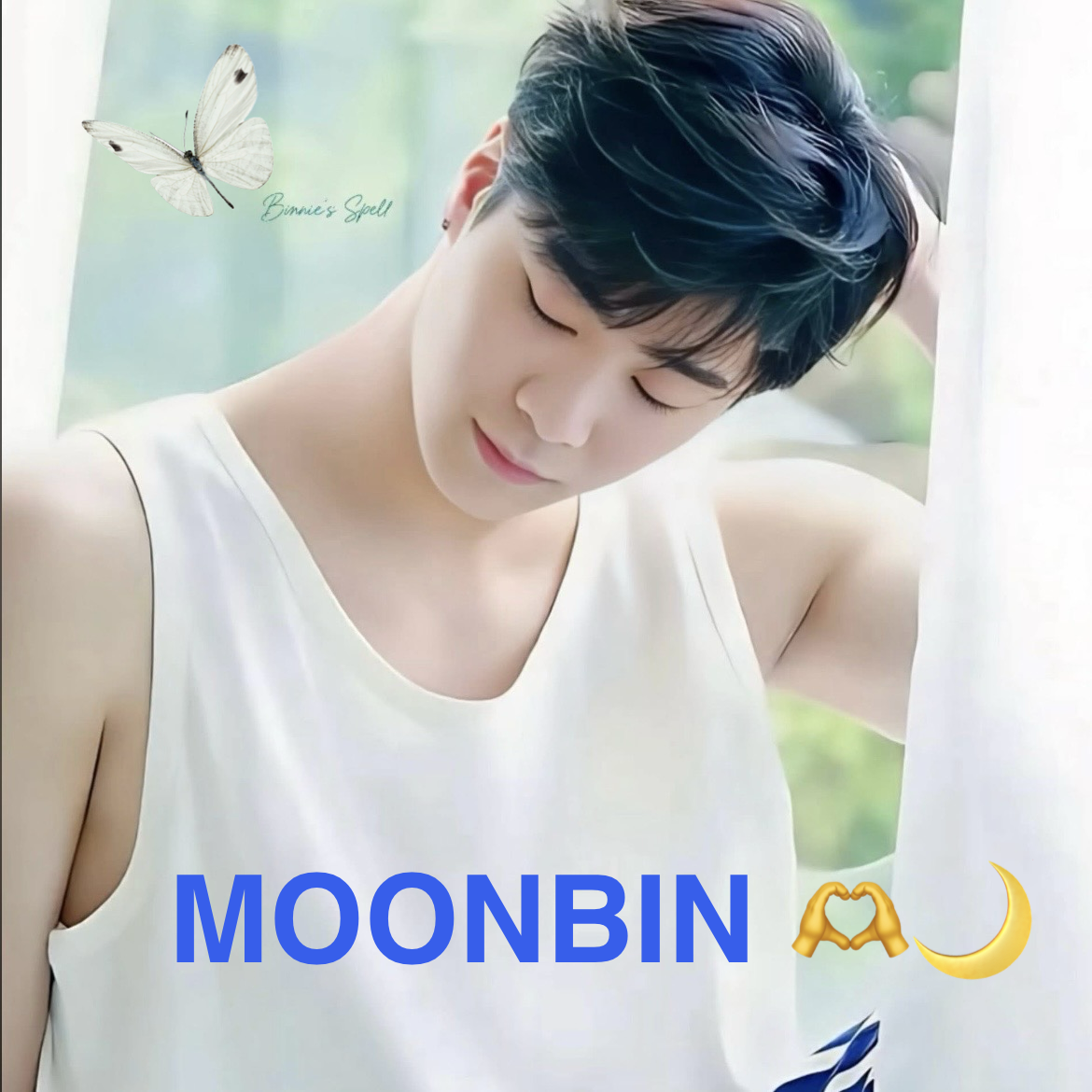 Recent activity shot of Moonbin (ASTRO)